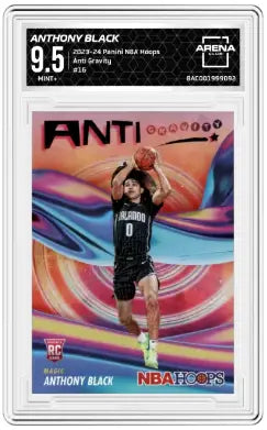 2023-24 Panini NBA Hoops Anthony Black #16 Anti Gravity Arena Club 9.5 - Basketball Card Single