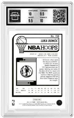 2023-24 Panini NBA Hoops Luka Dončić #158 Basketball Arena Club 10 - Basketball Card Single