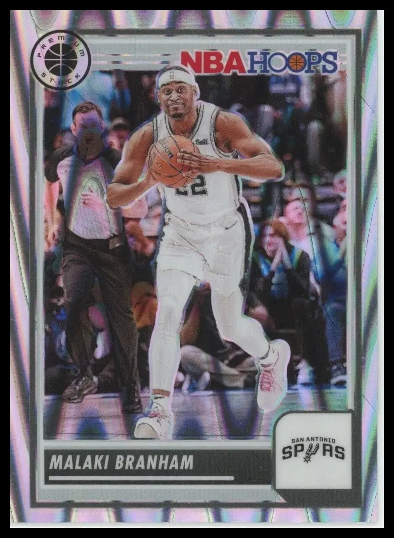 2023-24 Panini Nba Hoops Premium Seismic Malaki Branham #235 San Antonio Spurs - Basketball Card Single