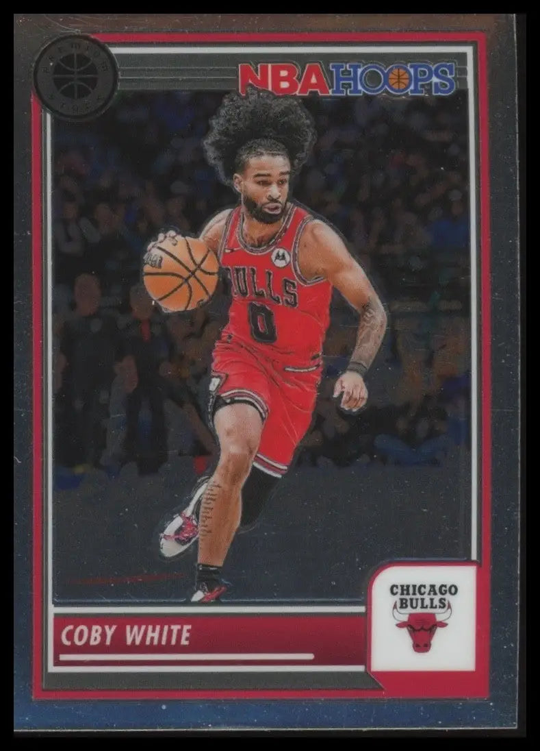 2023-24 Panini Nba Hoops Premium Stock Coby White #278 Chicago Bulls Basketball - Basketball Card Single