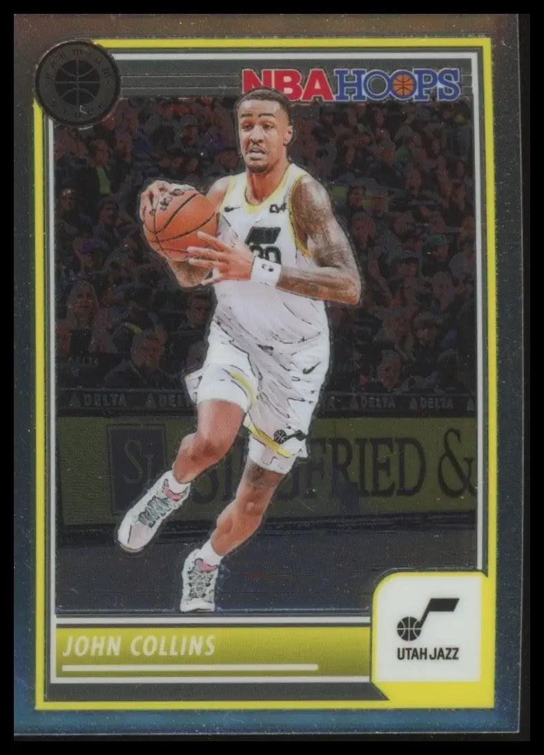 2023-24 Panini Nba Hoops Premium Stock John Collins #97 Utah Jazz Basketball NBA - Basketball Card Single