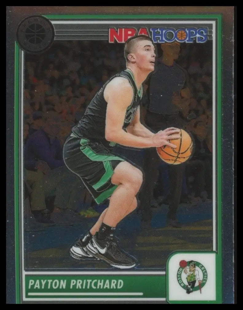 2023-24 Panini Nba Hoops Premium Stock Payton Pritchard #181 Boston Celtics Card - Basketball Card Single