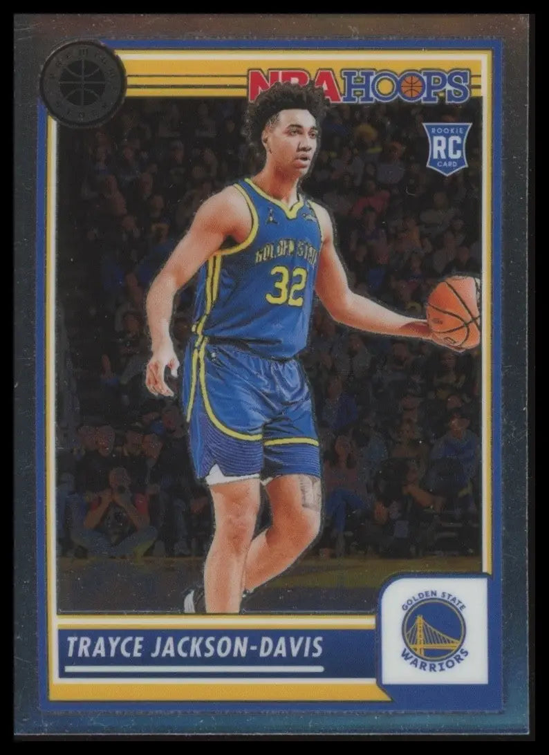 2023-24 Panini Nba Hoops Premium Stock Trayce Jackson Davis #68 Rookie Warriors - Basketball Card Single