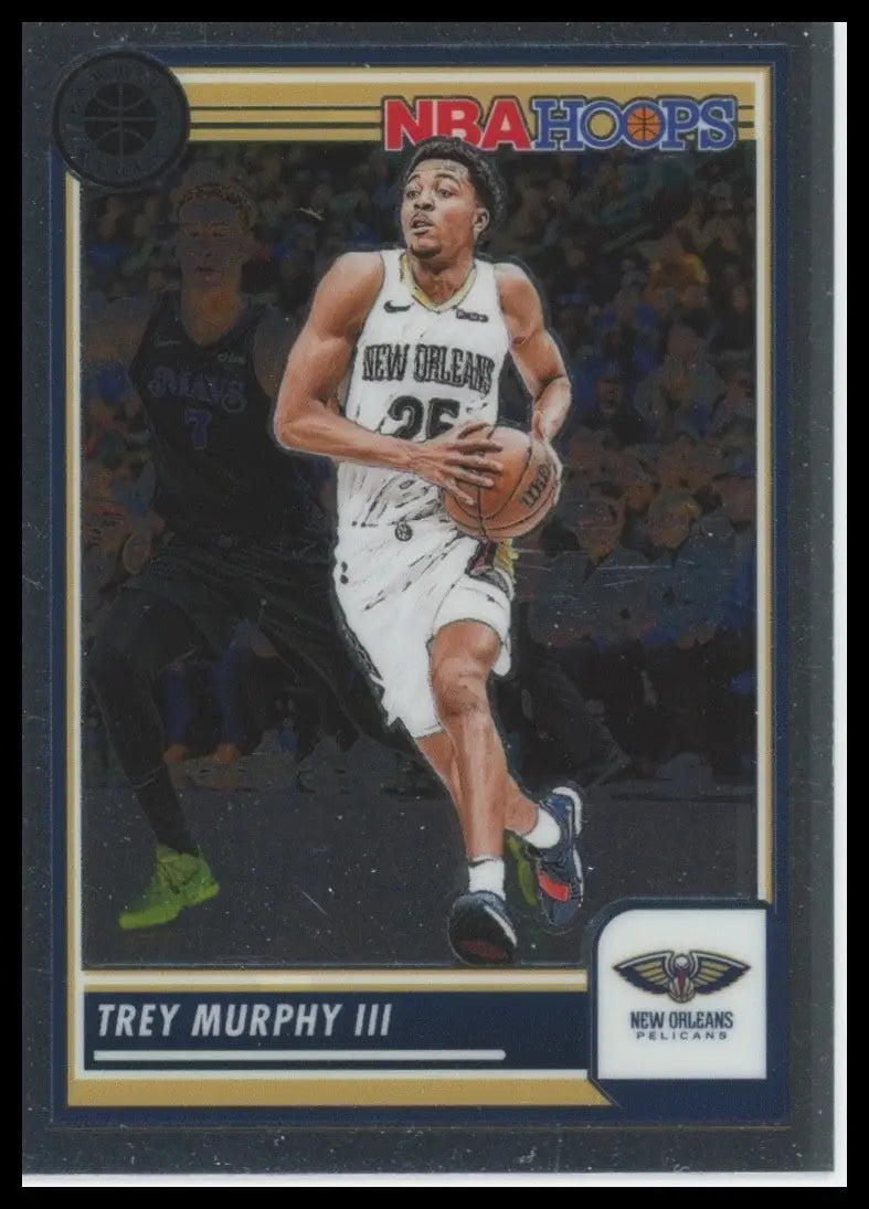 2023-24 Panini Nba Hoops Premium Stock Trey Murphy III #207 New Orelans Pelicans - Basketball Card Single