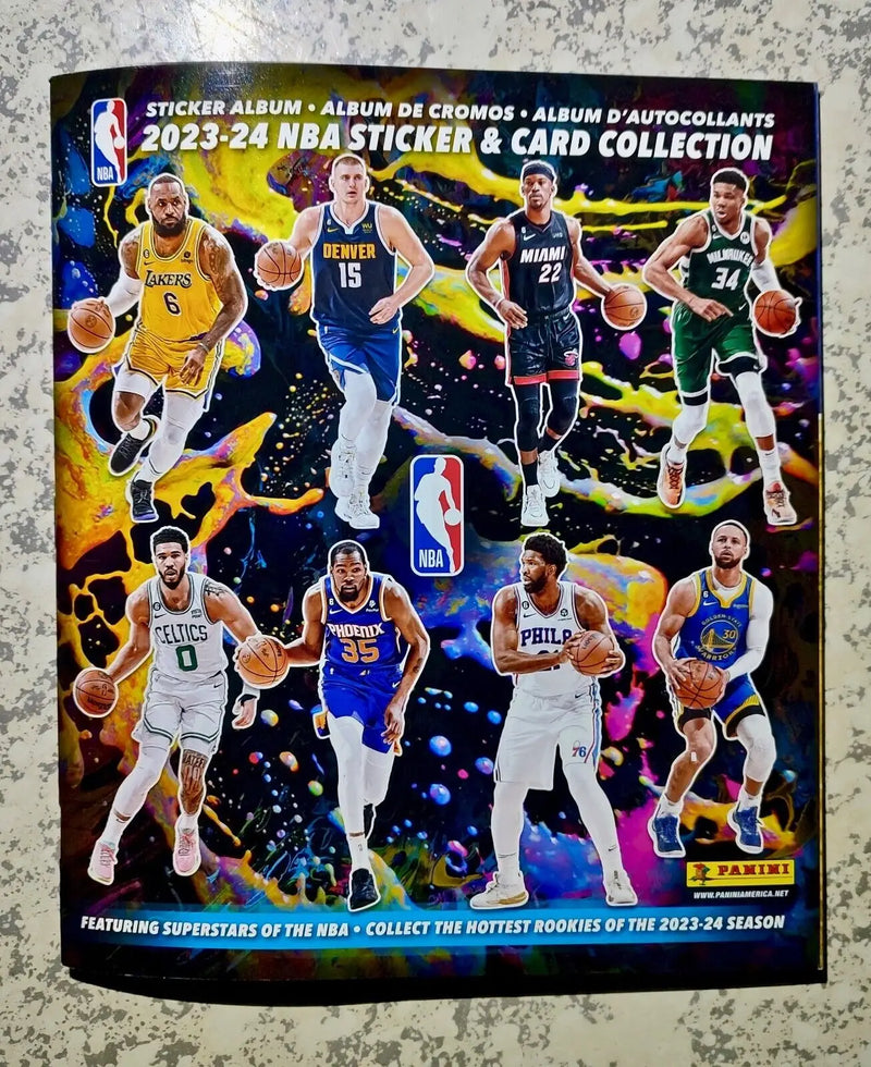 2023-24 Panini NBA Sticker and Card Collection Sticker Album - New Empty Mint
