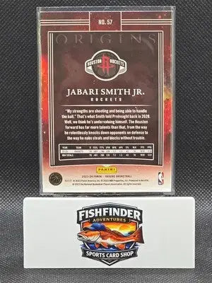 2023-24 Panini Origins - Jabari Smith Jr. #57 - Basketball Card Single