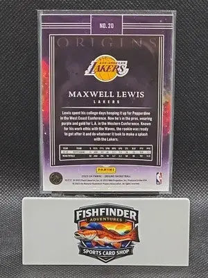 2023-24 Panini Origins - Maxwell Lewis #20 (RC) - Basketball Card Single