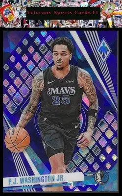 2023-24 Panini Phoenix #131 P.J. Washington Jr. Phoenix Blue Ice