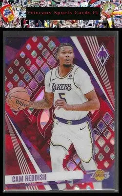 2023-24 Panini Phoenix #163 Cam Reddish Phoenix Red Ice