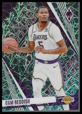 2023-24 Panini Phoenix #163 Cam Reddish Phoenix Teal Lazer