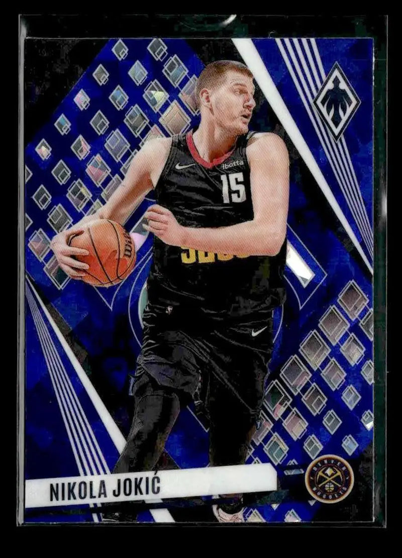 2023-24 Panini Phoenix #169 Nikola Jokic Phoenix Blue Ice - Basketball Card Single