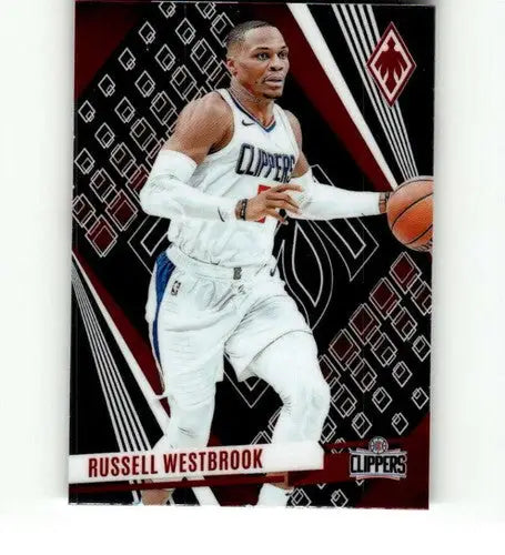 Original gloss Panini Phoenix Russell Westbrook Clippers trading card 2023-24