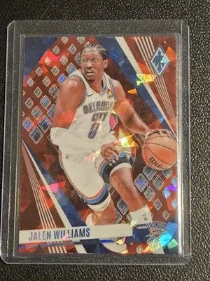 2023-24 Panini Phoenix #178 Jalen Williams Phoenix Red Ice - Basketball Card Single