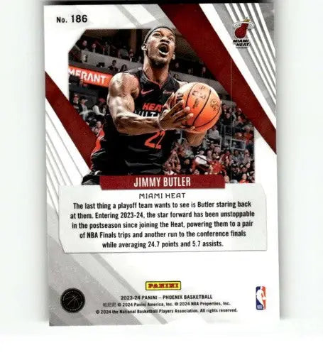 2023-24 Panini Phoenix #186 Jimmy Butler NM-MT Heat ID:76142 - Basketball Card Single