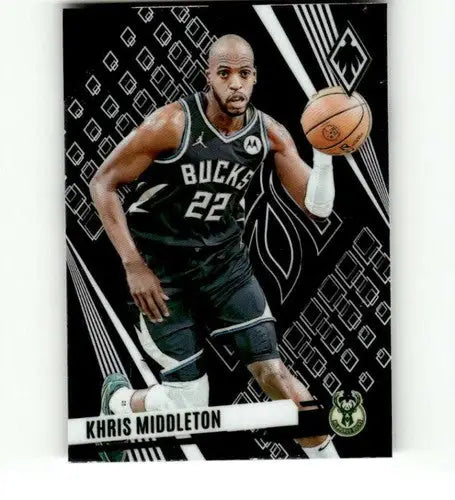NBA basketball trading card featuring Khris Middleton from Panini Phoenix with original gloss