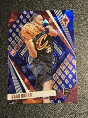 2023-24 Panini Phoenix #22 Isaac Okoro Phoenix Blue Ice - Basketball Card Single