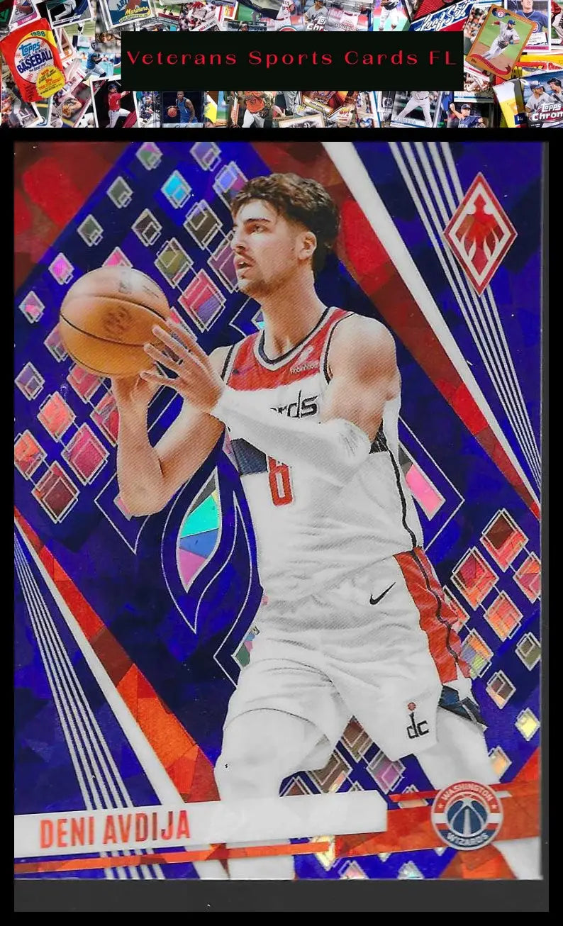 2023-24 Panini Phoenix #24 Jeremy Sochan Phoenix Blue Ice - Basketball Card Single