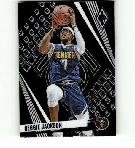 Original gloss Panini Phoenix Reggie Jackson basketball trading card 2023-24 Nuggets