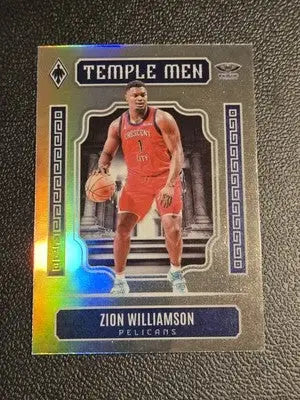 2023-24 Panini Phoenix #6 Zion Williamson Temple Men - Basketball Card Single
