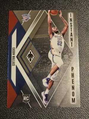 2023-24 Panini Phoenix #7 Cason Wallace Instant Phenom Silver RC - Basketball Card Single