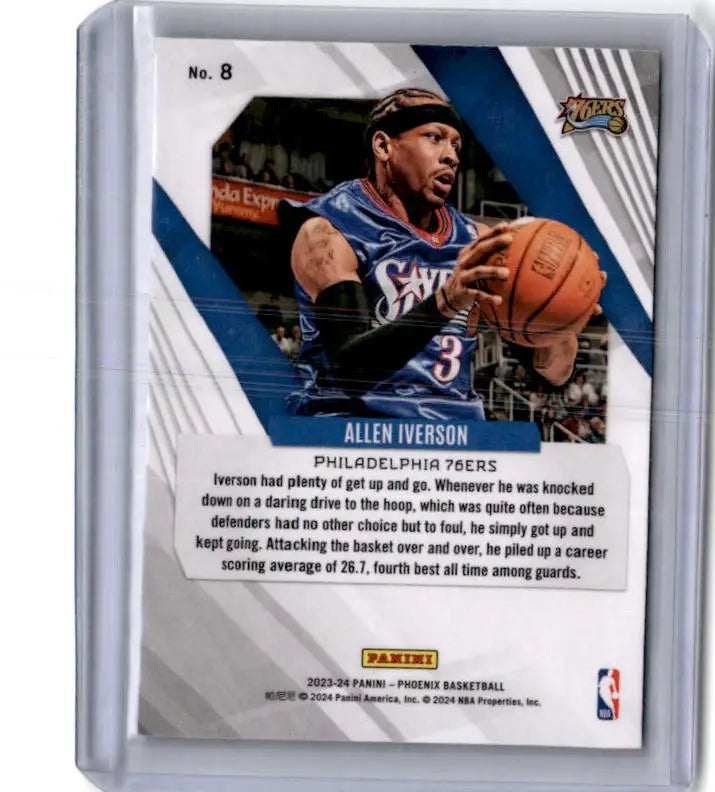 2023-24 Panini Phoenix #8 Allen Iverson - Basketball Card Single