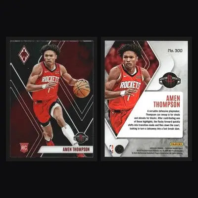 2023-24 Panini Phoenix Amen Thompson #300 RC Houston Rockets - Basketball Card Single