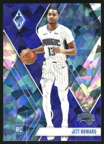 Original gloss Jett Howard NBA rookie card Phoenix Blue Ice from 2023-24 Panini Phoenix Blue