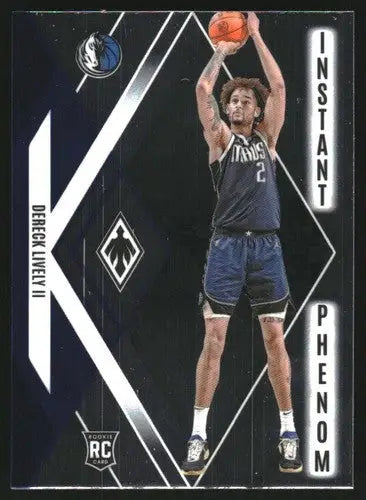 Basketball trading card featuring Dereck Lively II from Panini Phoenix 2023-24 series