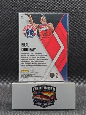 2023-24 Panini Phoenix - Instant Phenom Bilal Coulibaly #15 Blue Ice (RC) - Basketball Card Single