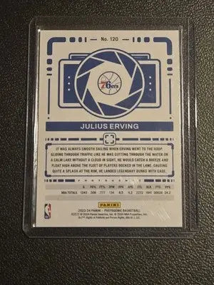 2023-24 Panini Photogenic #120 Julius Erving - Basketball Card Single