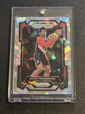 2023-24 Panini Prizm #141 Scoot Henderson Prizms Ice - Basketball Card Single