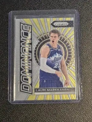 2023-24 Panini Prizm #23 Lauri Markkanen Dominance Prizms Silver - Basketball Card Single