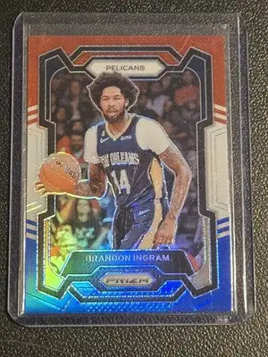 2023-24 Panini Prizm #89 Brandon Ingram Prizms Red White and Blue - Basketball Card Single