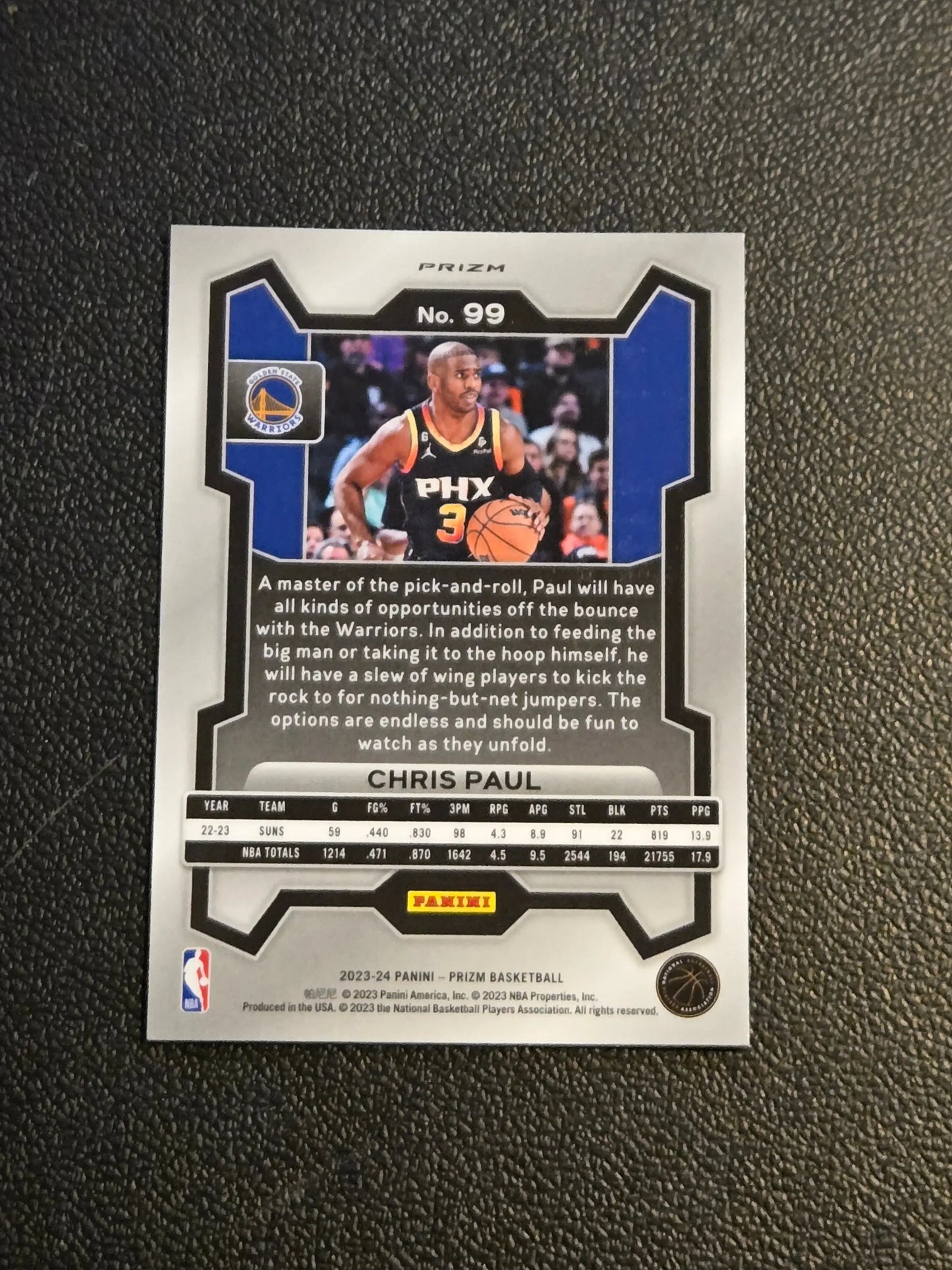 2023-24 Panini Prizm #99 Chris Paul Prizms Silver - Basketball Card Single