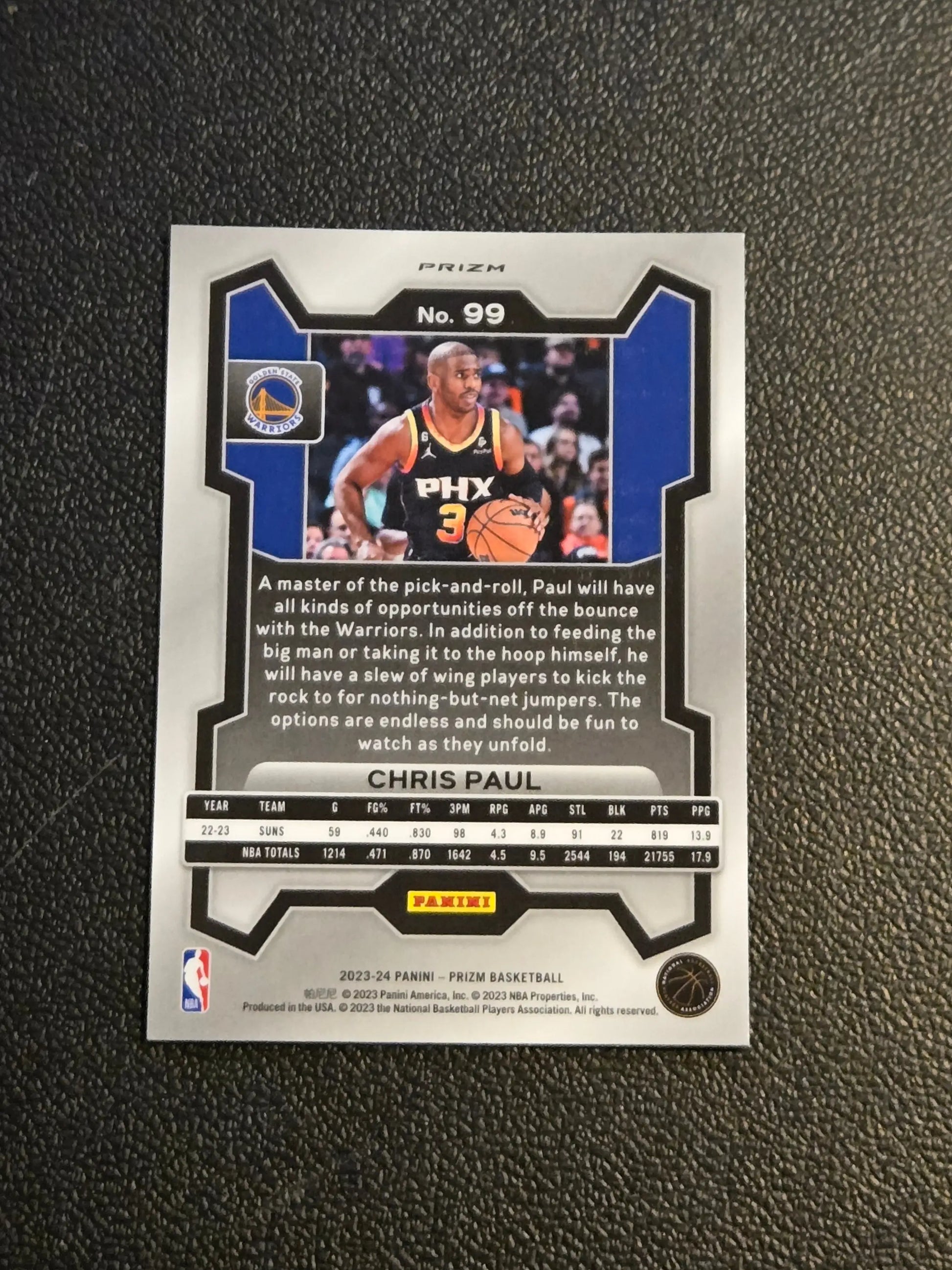 2023-24 Panini Prizm #99 Chris Paul Prizms Silver - Basketball Card Single