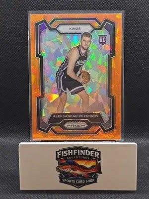 2023-24 Panini Prizm - Aleksandar Vezenkov #281 Orange Ice Prizm (RC) - Basketball Card Single