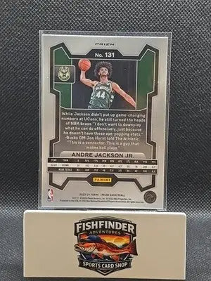 2023-24 Panini Prizm - Andre Jackson #131 Orange Ice Prizm (RC) - Basketball Card Single