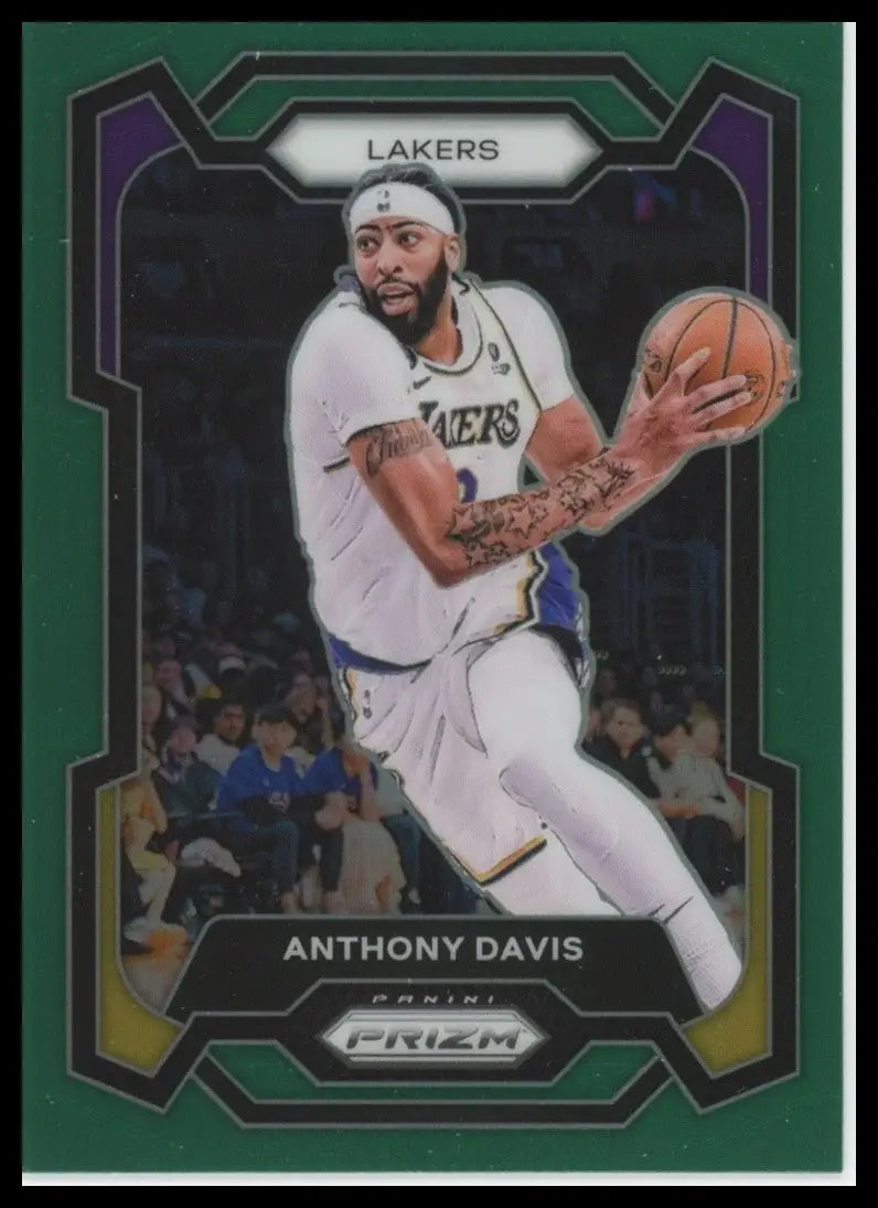 2023-24 Panini Prizm - Anthony Davis #94 Green Prizm