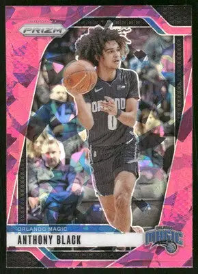 2023-24 Panini Prizm Basketball Anthony Black #219 Pink Pink Ice Basketball - Basketball Card Single