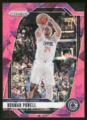 2023-24 Panini Prizm Basketball Norman Powell #203 Pink Ice Basketball - Basketball Card Single