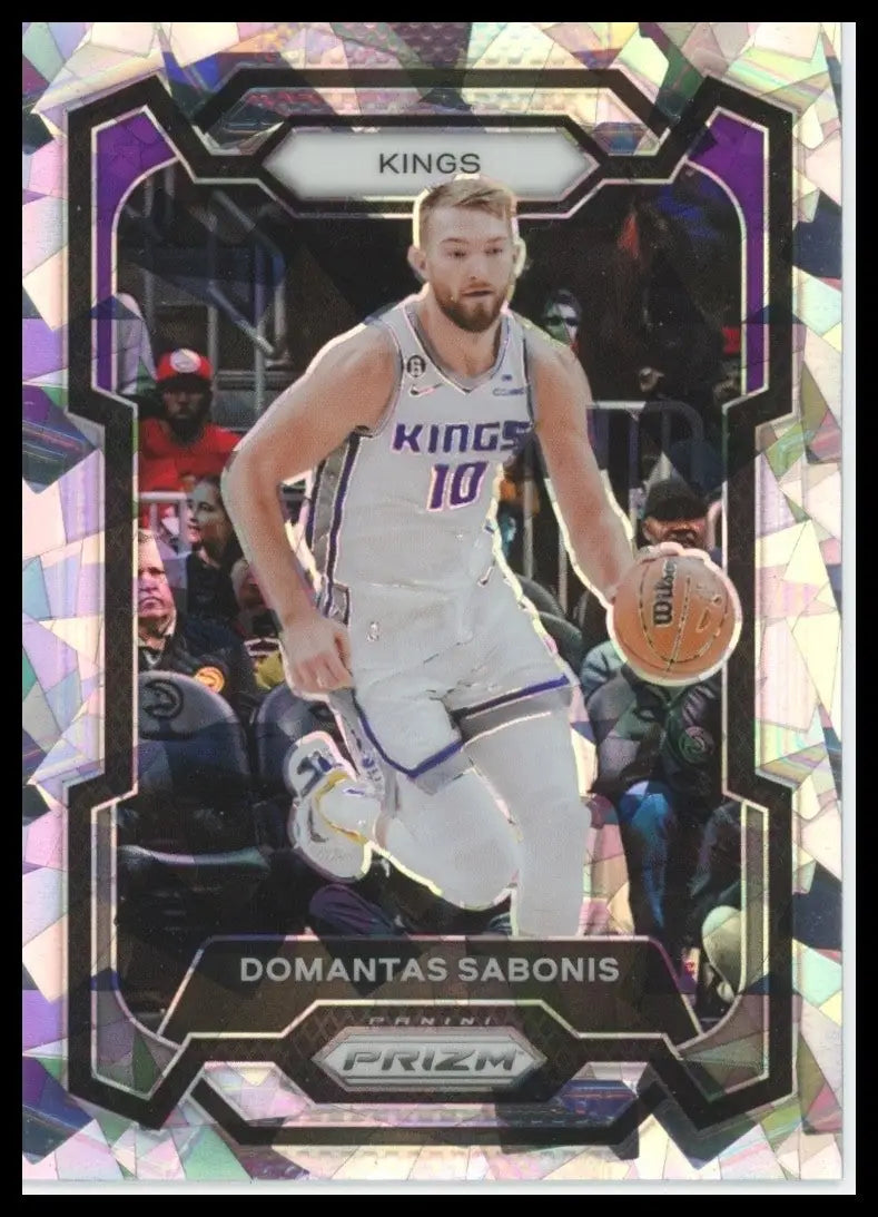 2023-24 Panini Prizm - Domantas Sabonis #45 Ice Prizm