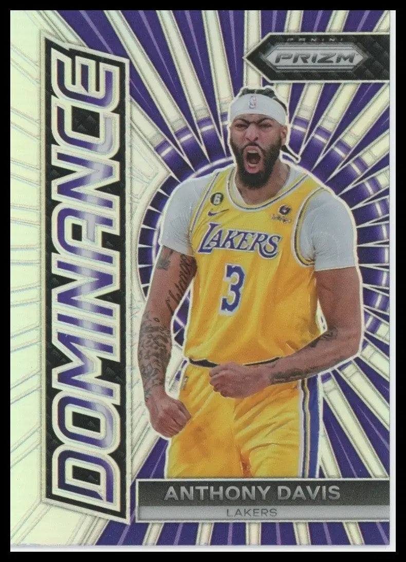 2023-24 Panini Prizm - Dominance Anthony Davis #25 Silver Prizm