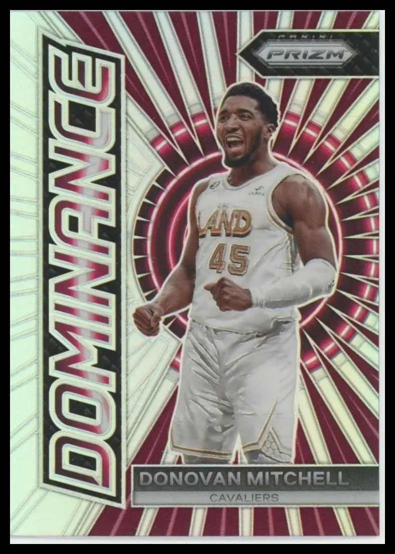 2023-24 Panini Prizm - Dominance Donovan Mitchell #5 Silver Prizm