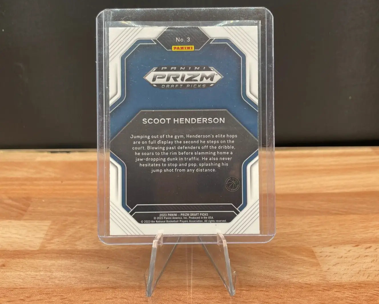 Scoot Henderson Prizm basketball card from 2023-24 Panini Prizm Draft Picks collection