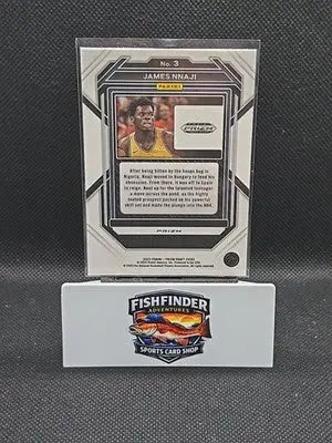2023-24 Panini Prizm Draft Picks - James Nnaji #3 Green Prizm (RC) - Basketball Card Single