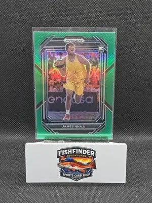 2023-24 Panini Prizm Draft Picks - James Nnaji #3 Green Prizm (RC) - Basketball Card Single