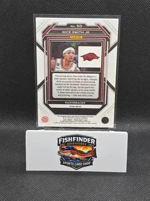 2023-24 Panini Prizm Draft Picks - Nick Smith Jr. #50 Green Prizm (RC) - Basketball Card Single