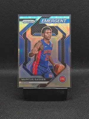 2023-24 Panini Prizm - Emergent Marcus Sasser #1 Silver Prizm (RC) - Basketball Card Single