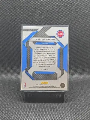 2023-24 Panini Prizm - Emergent Marcus Sasser #1 Silver Prizm (RC) - Basketball Card Single