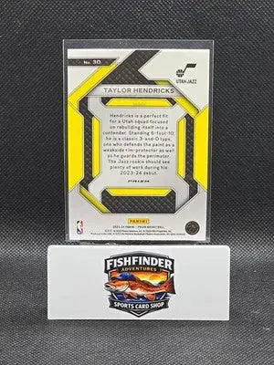 2023-24 Panini Prizm - Emergent Taylor Hendricks #30 Green Prizm (RC) - Basketball Card Single
